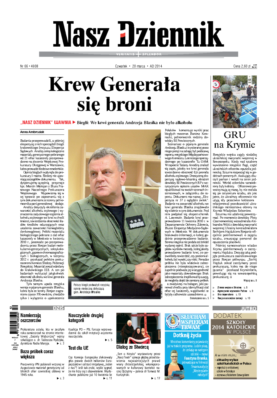 Nasz Dziennik z dnia 20.03.2014 wydanie PDF
