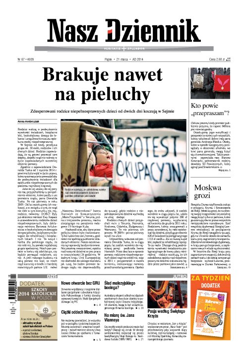 Nasz Dziennik z dnia 21.03.2014 wydanie PDF