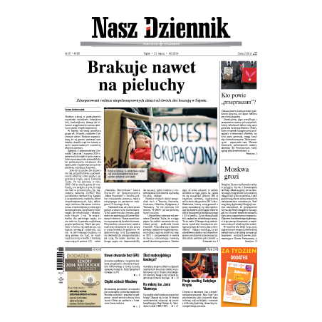 Nasz Dziennik z dnia 21.03.2014 wydanie PDF