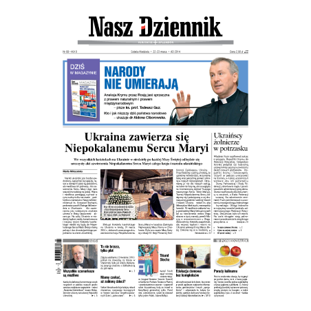 Nasz Dziennik z dnia 22.03.2014 wydanie PDF