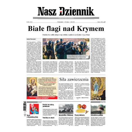 Nasz Dziennik z dnia 24.03.2014 wydanie PDF