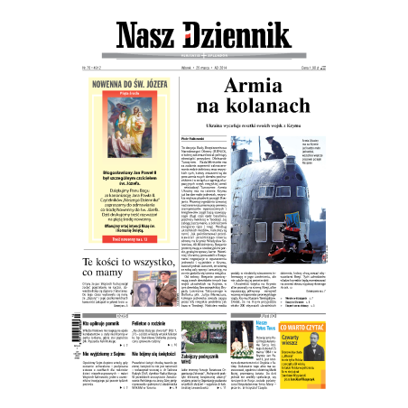 Nasz Dziennik z dnia 25.03.2014 wydanie PDF