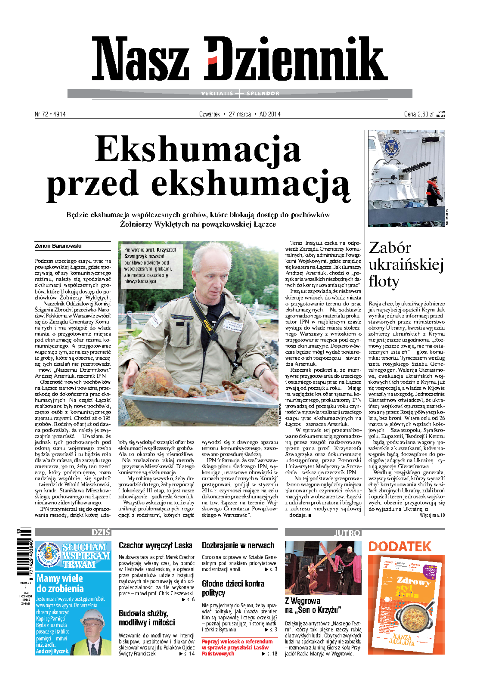 Nasz Dziennik z dnia 27.03.2014 wydanie PDF