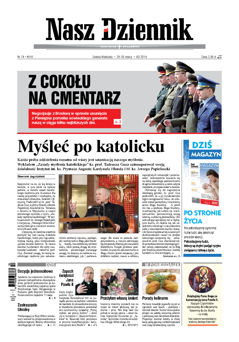 Nasz Dziennik z dnia 29.03.2014 wydanie PDF