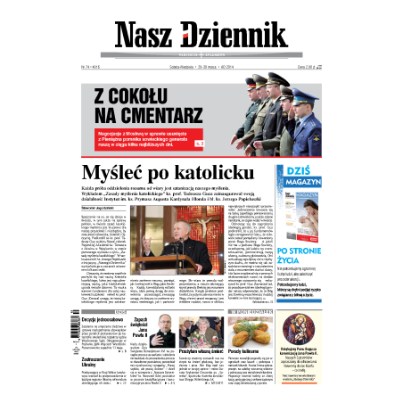 Nasz Dziennik z dnia 29.03.2014 wydanie PDF