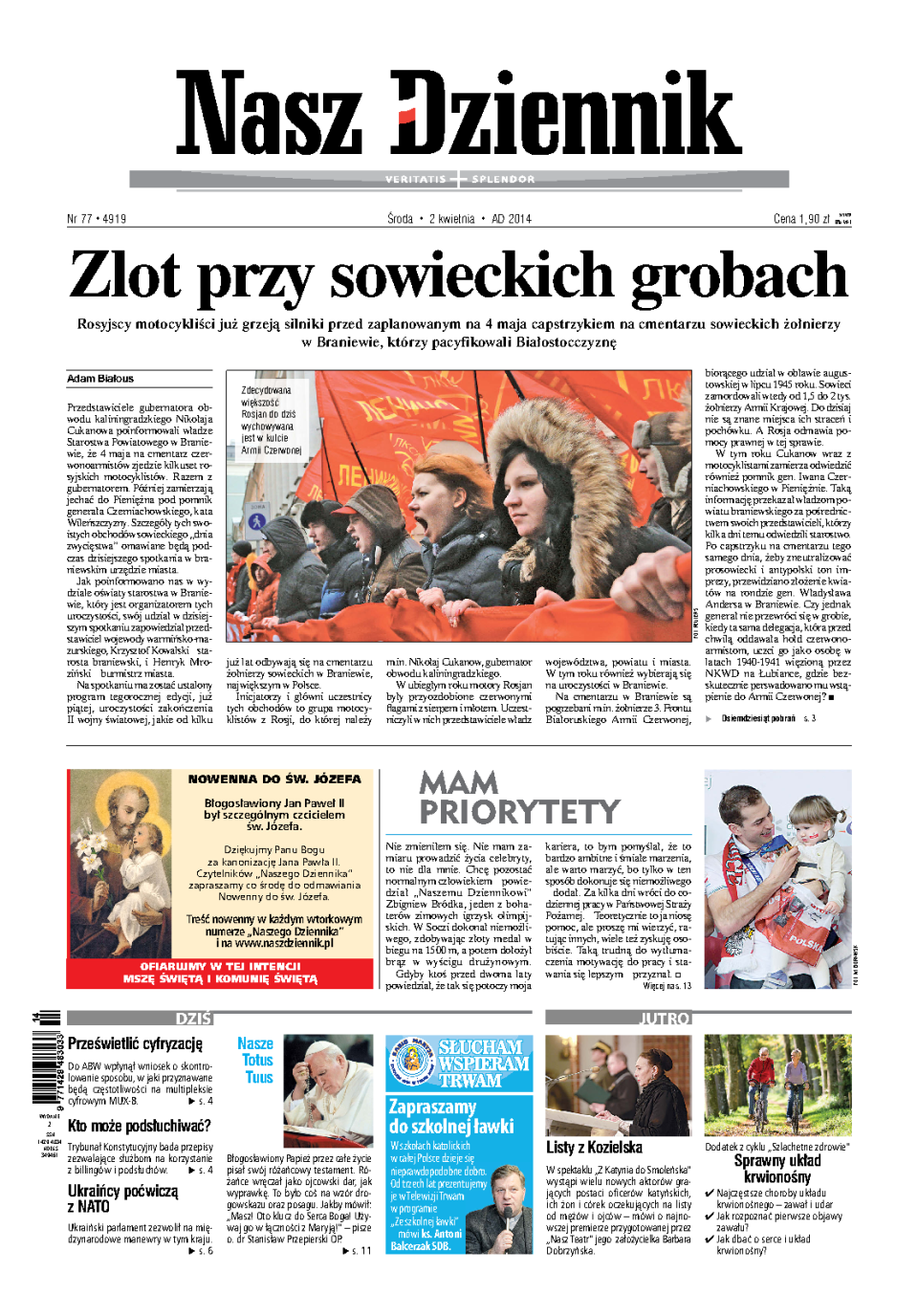 Nasz Dziennik z dnia 02.04.2014 wydanie PDF