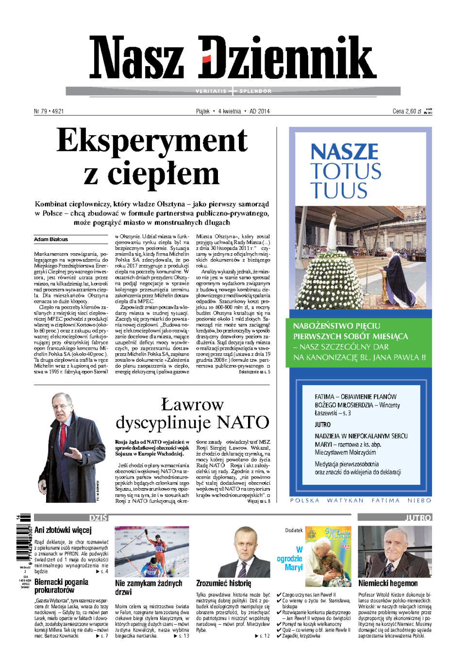 Nasz Dziennik z dnia 04.04.2014 wydanie PDF