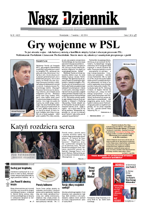 Nasz Dziennik z dnia 07.04.2014 wydanie PDF