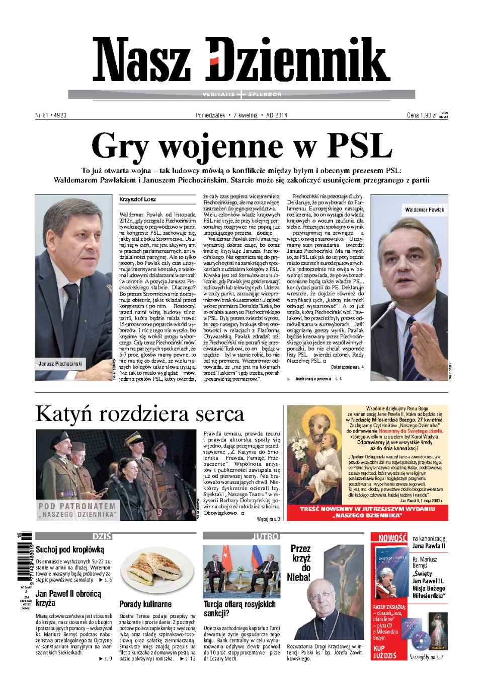 Nasz Dziennik z dnia 07.04.2014 wydanie PDF