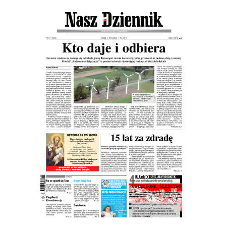 Nasz Dziennik z dnia 09.04.2014 wydanie PDF