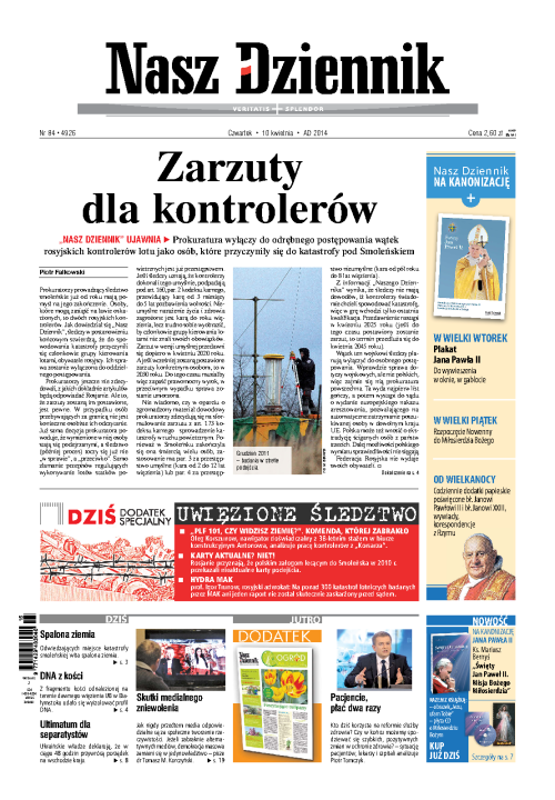 Nasz Dziennik z dnia 10.04.2014 wydanie PDF