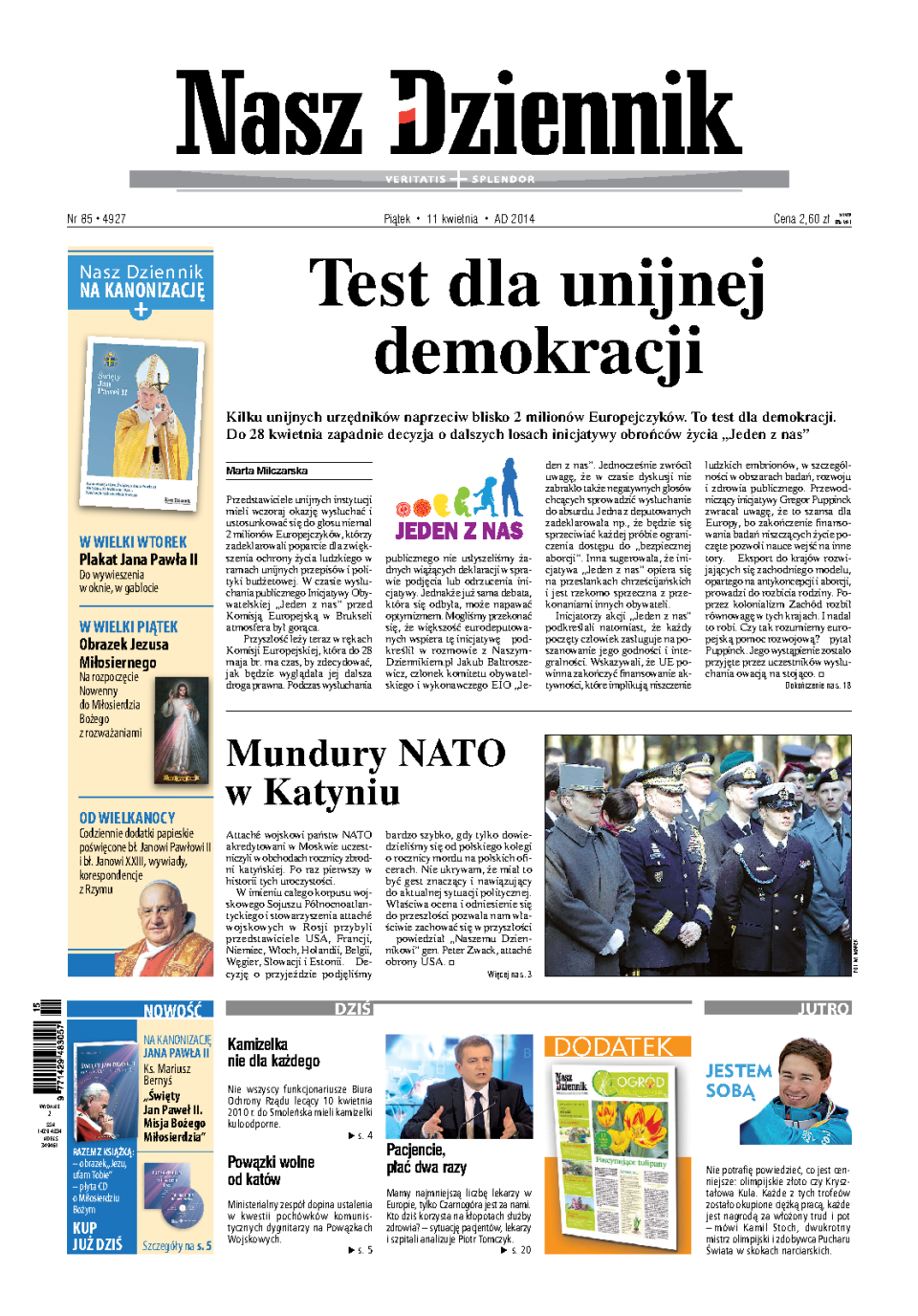 Nasz Dziennik z dnia 11.04.2014 wydanie PDF