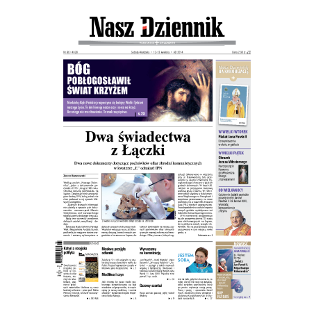 Nasz Dziennik z dnia 12.04.2014 wydanie PDF