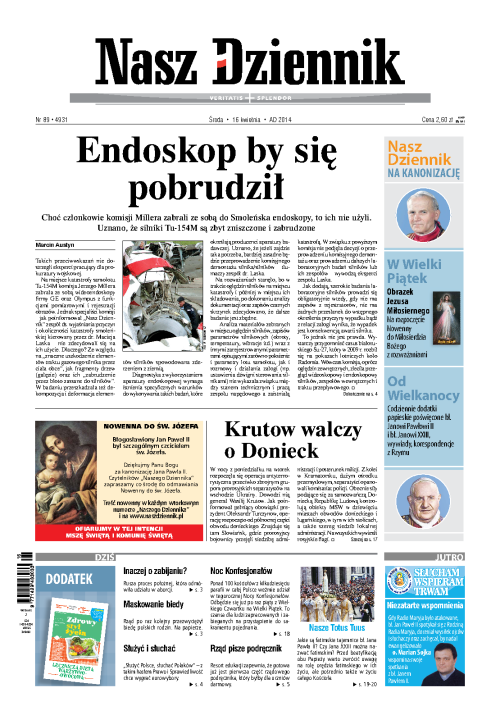 Nasz Dziennik z dnia 16.04.2014 wydanie PDF