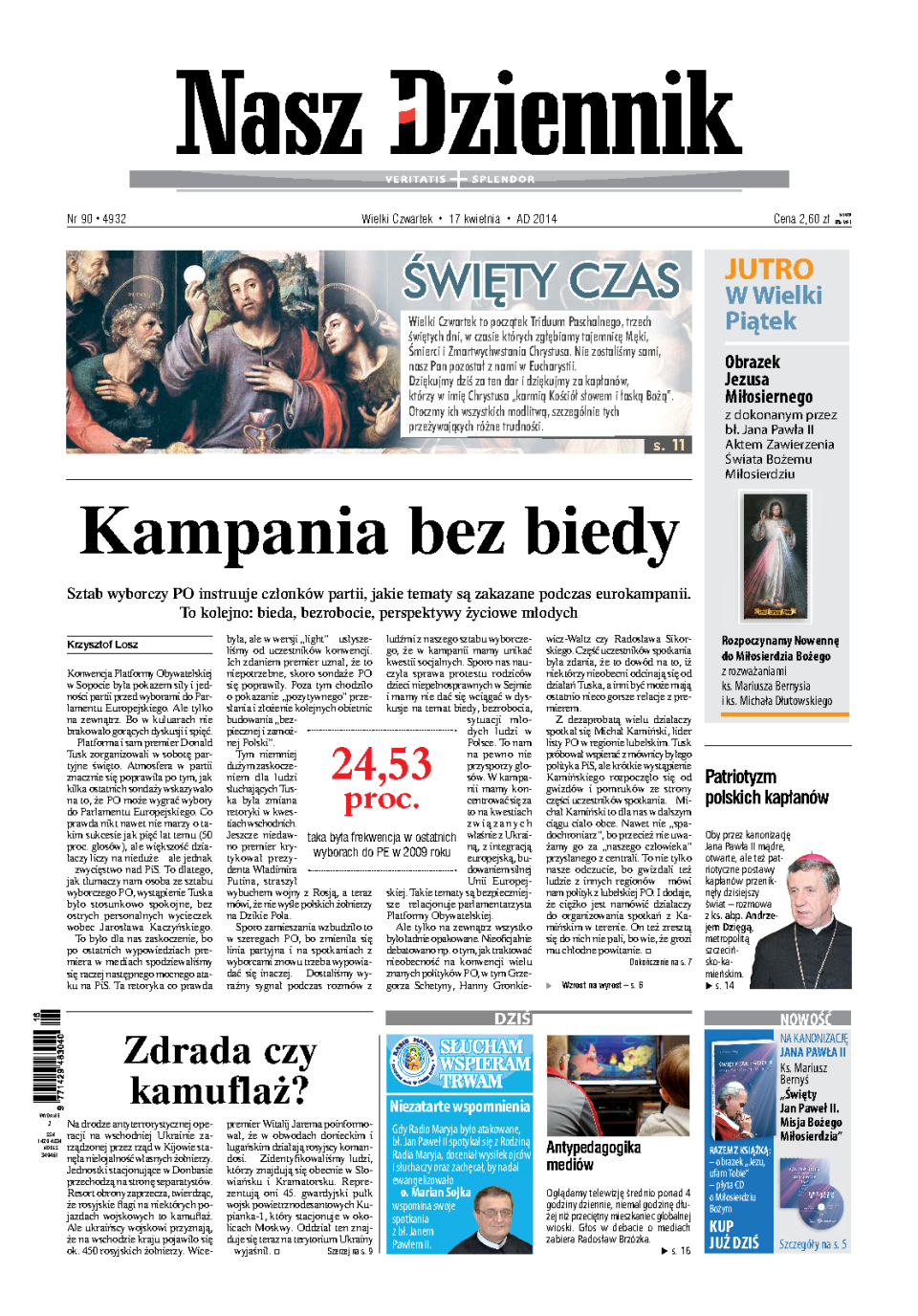 Nasz Dziennik z dnia 17.04.2014 wydanie PDF