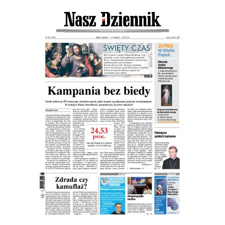 Nasz Dziennik z dnia 17.04.2014 wydanie PDF