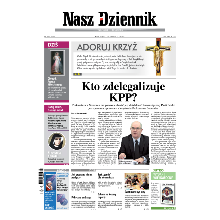 Nasz Dziennik z dnia 18.04.2014 wydanie PDF