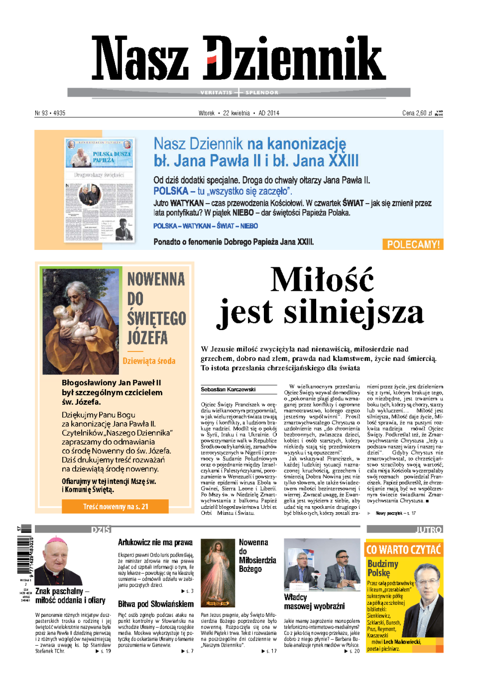 Nasz Dziennik z dnia 22.04.2014 wydanie PDF