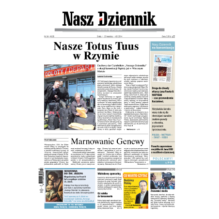 Nasz Dziennik z dnia 23.04.2014 wydanie PDF