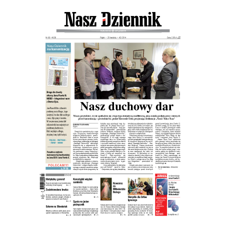 Nasz Dziennik z dnia 25.04.2014 wydanie PDF