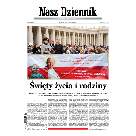 Nasz Dziennik z dnia 28.04.2014 wydanie PDF