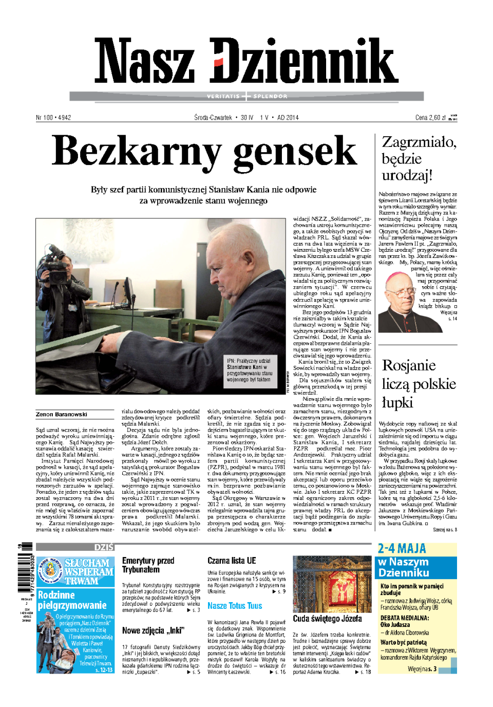 Nasz Dziennik z dnia 30.04.2014 wydanie PDF