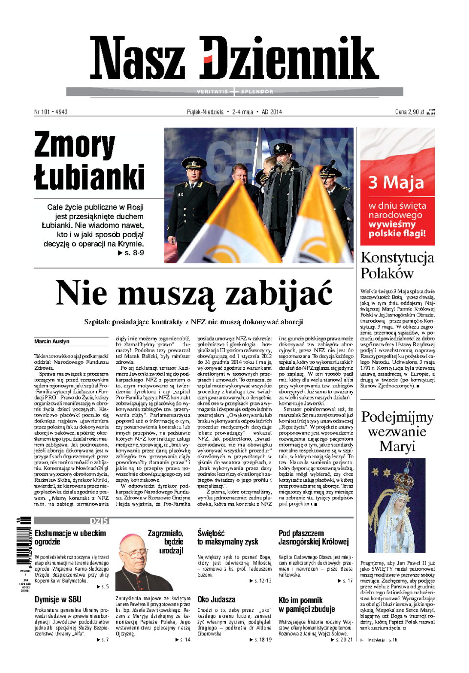 Nasz Dziennik z dnia 02.05.2014 wydanie PDF
