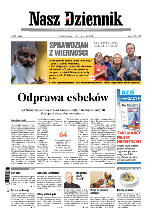 Nasz Dziennik z dnia 10.05.2014 wydanie PDF