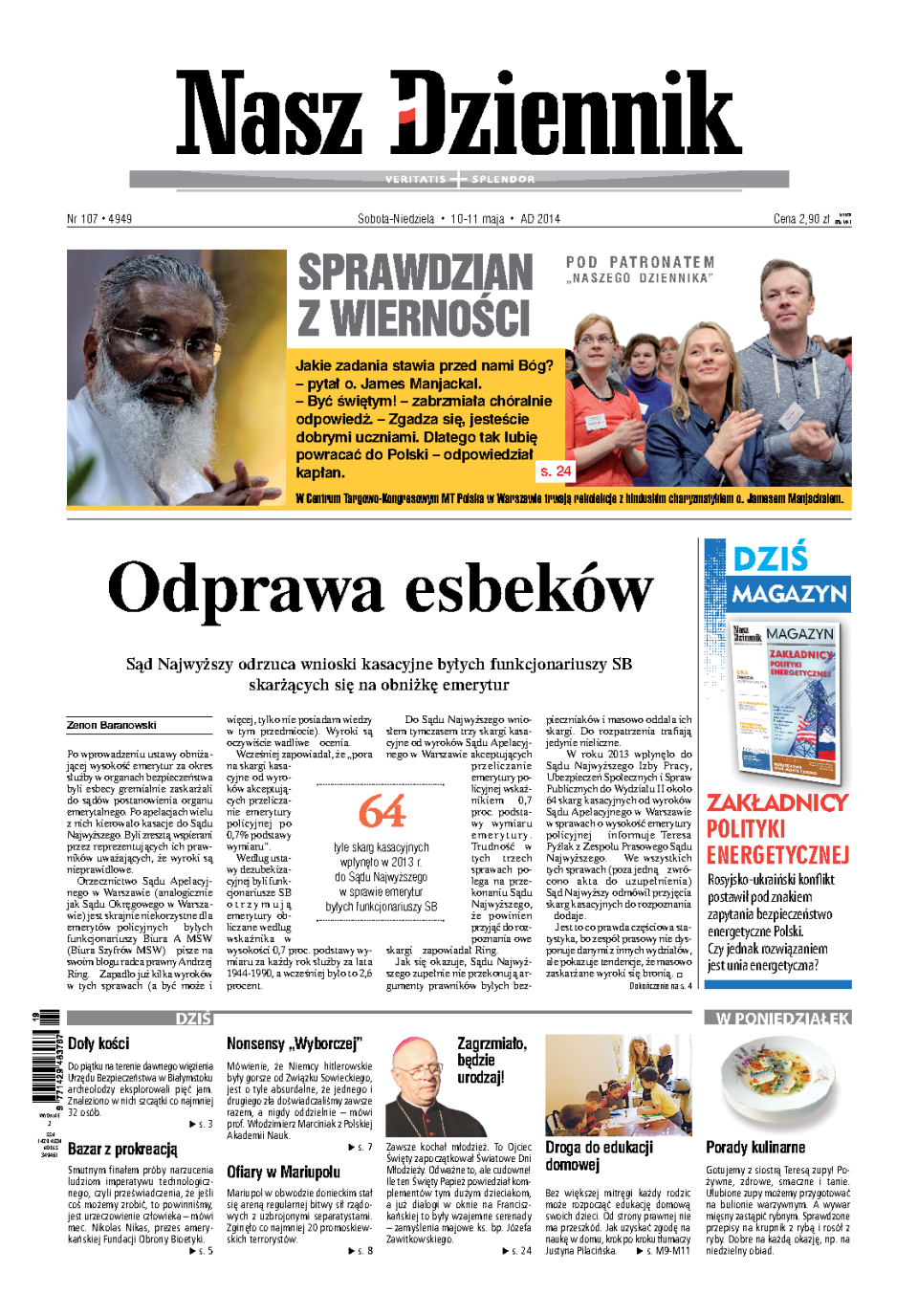 Nasz Dziennik z dnia 10.05.2014 wydanie PDF