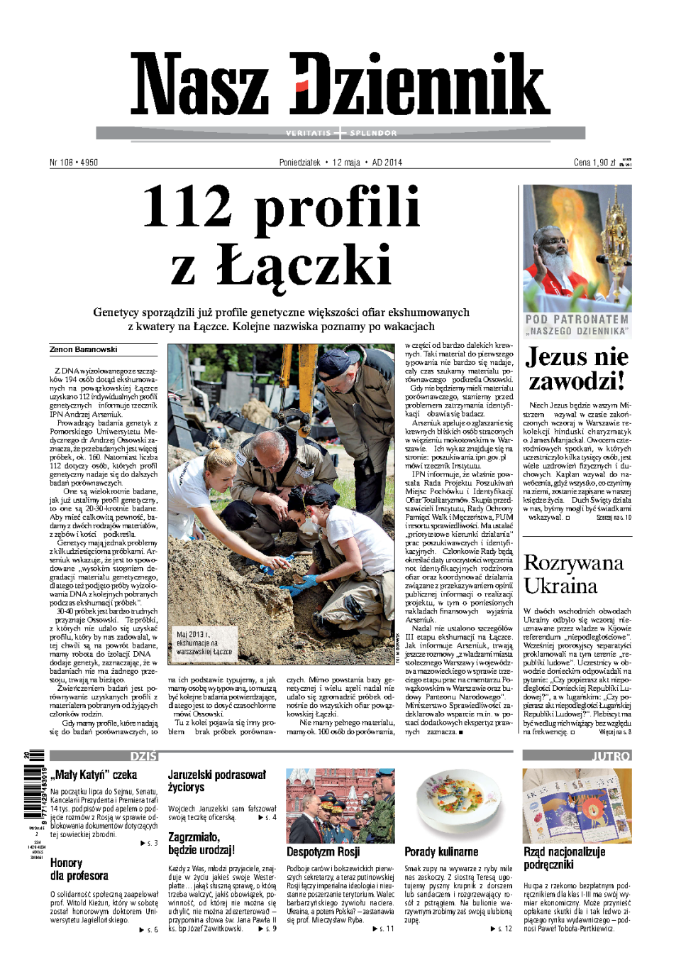 Nasz Dziennik z dnia 12.05.2014 wydanie PDF