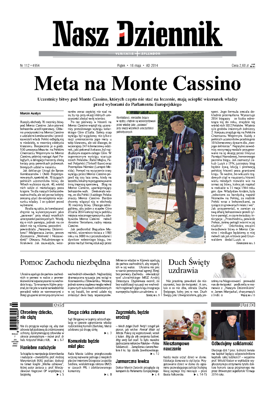 Nasz Dziennik z dnia 16.05.2014 wydanie PDF