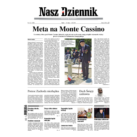 Nasz Dziennik z dnia 16.05.2014 wydanie PDF