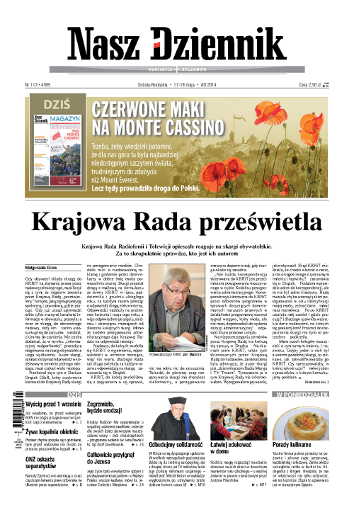 Nasz Dziennik z dnia 17.05.2014 wydanie PDF
