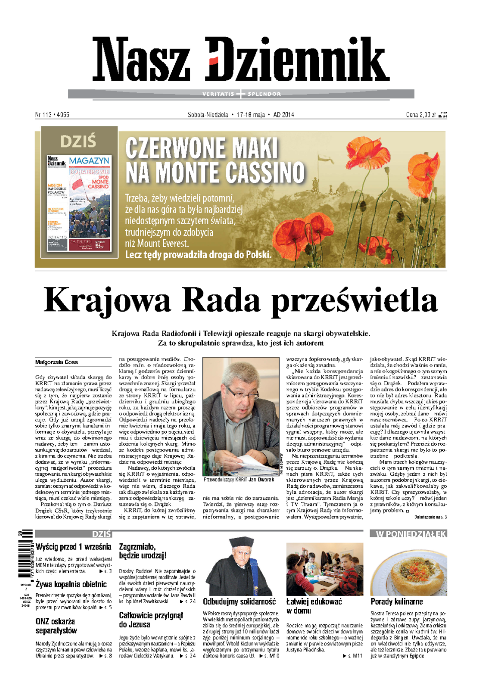 Nasz Dziennik z dnia 17.05.2014 wydanie PDF