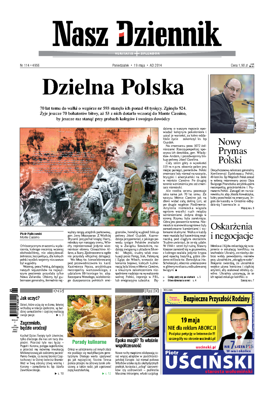 Nasz Dziennik z dnia 19.05.2014 wydanie PDF