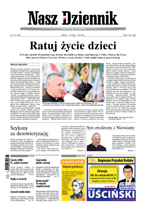 Nasz Dziennik z dnia 20.05.2014 wydanie PDF