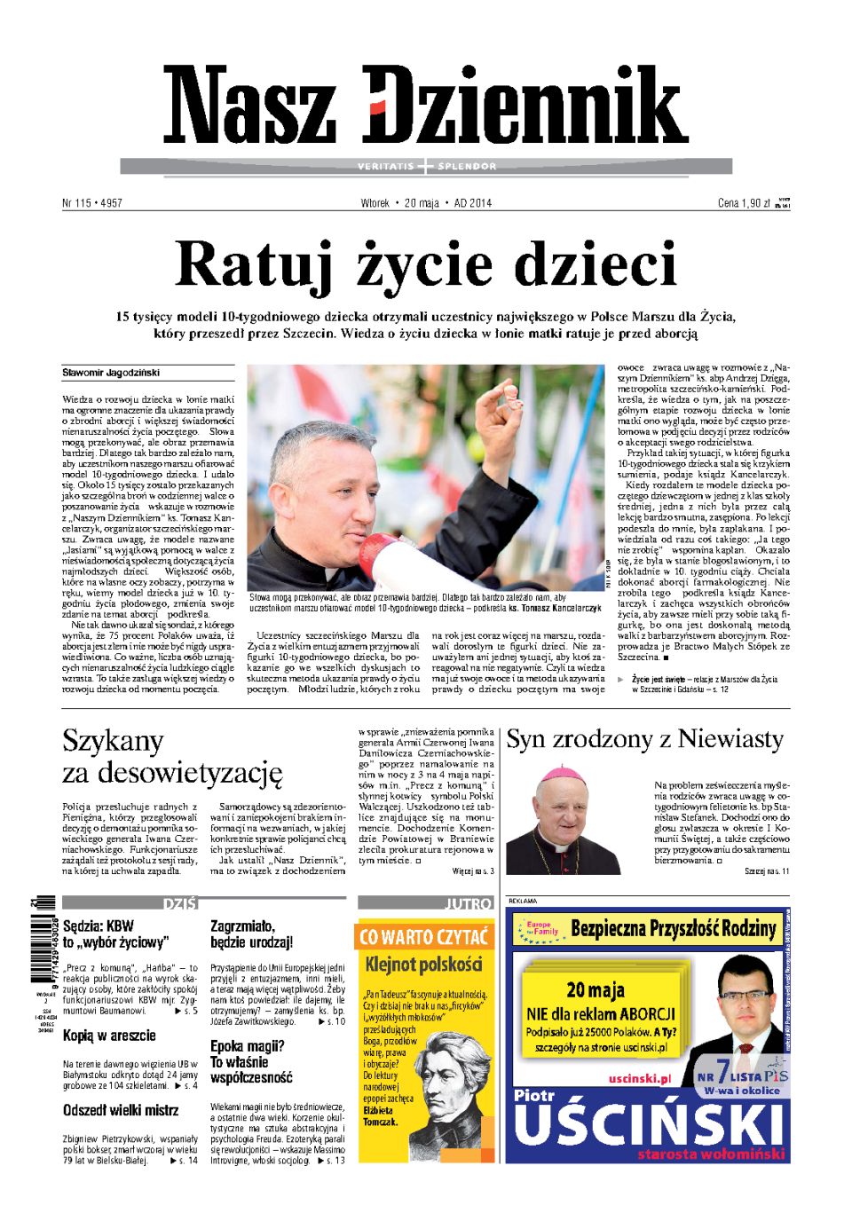 Nasz Dziennik z dnia 20.05.2014 wydanie PDF