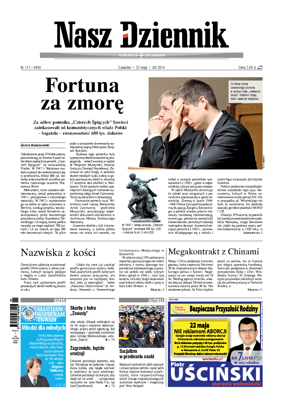 Nasz Dziennik z dnia 22.05.2014 wydanie PDF