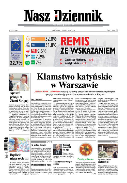 Nasz Dziennik z dnia 26.05.2014 wydanie PDF
