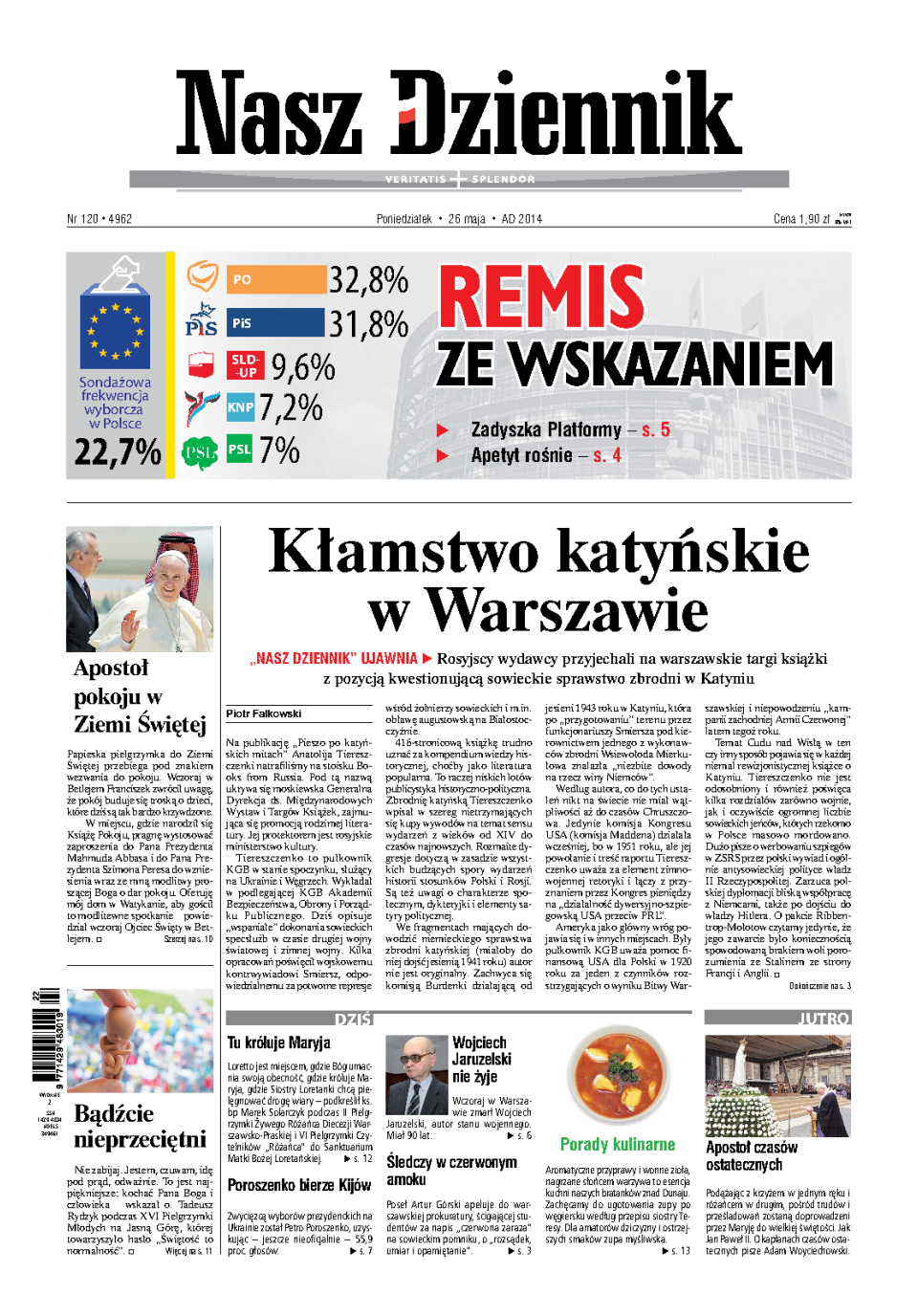 Nasz Dziennik z dnia 26.05.2014 wydanie PDF