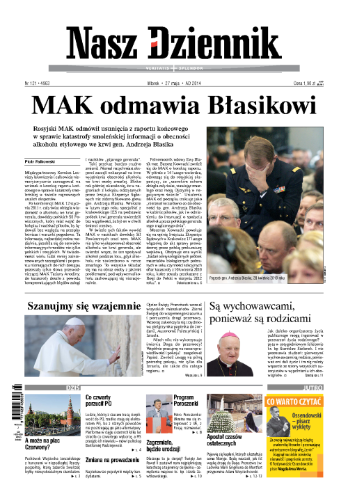 Nasz Dziennik z dnia 27.05.2014 wydanie PDF