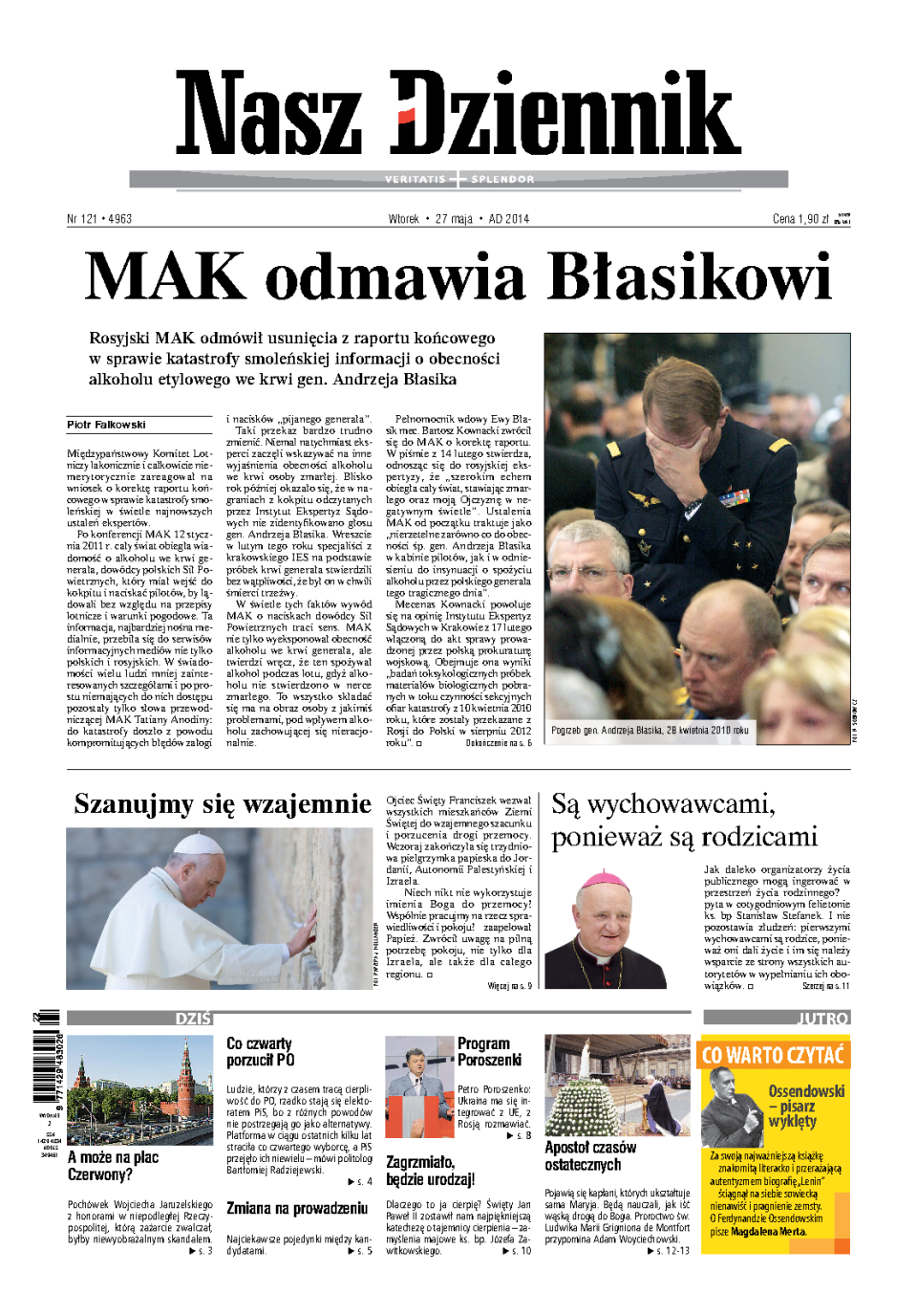 Nasz Dziennik z dnia 27.05.2014 wydanie PDF
