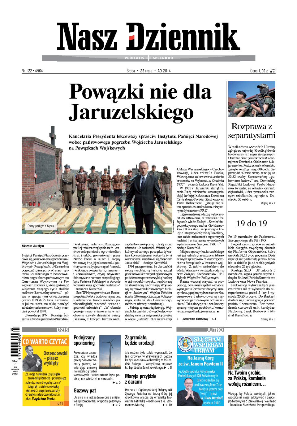 Nasz Dziennik z dnia 28.05.2014 wydanie PDF