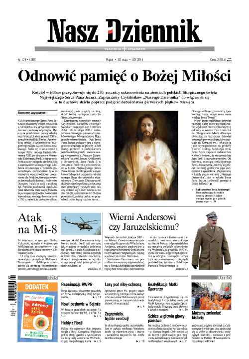 Nasz Dziennik z dnia 30.05.2014 wydanie PDF