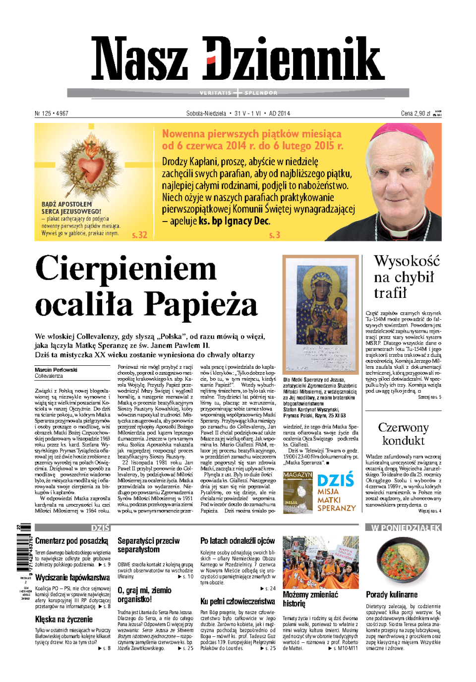 Nasz Dziennik z dnia 31.05.2014 wydanie PDF