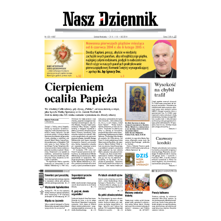 Nasz Dziennik z dnia 31.05.2014 wydanie PDF
