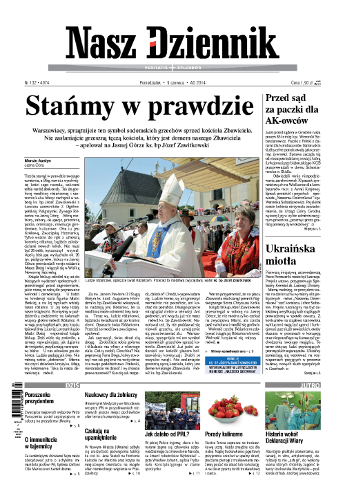 Nasz Dziennik z dnia 09.06.2014 wydanie PDF