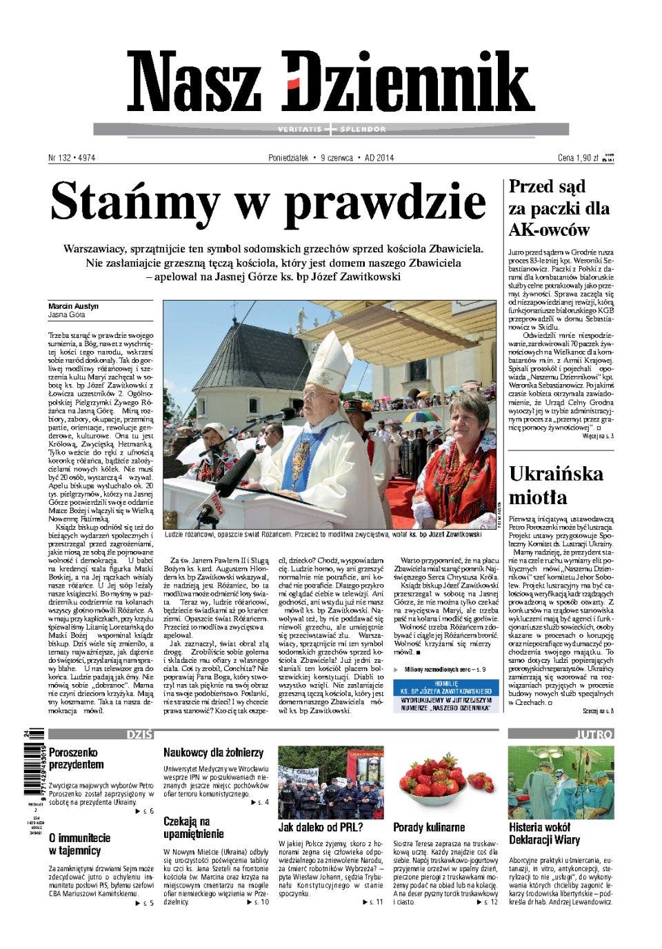 Nasz Dziennik z dnia 09.06.2014 wydanie PDF
