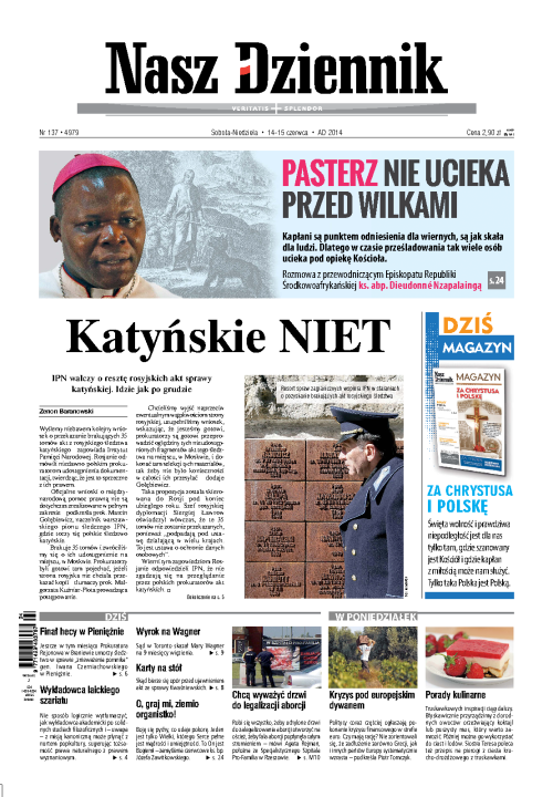 Nasz Dziennik z dnia 14.06.2014 wydanie PDF