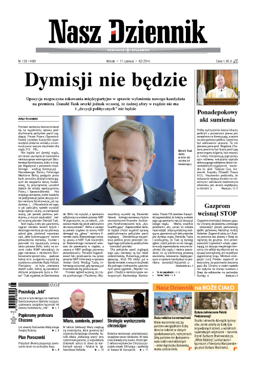 Nasz Dziennik z dnia 17.06.2014 wydanie PDF